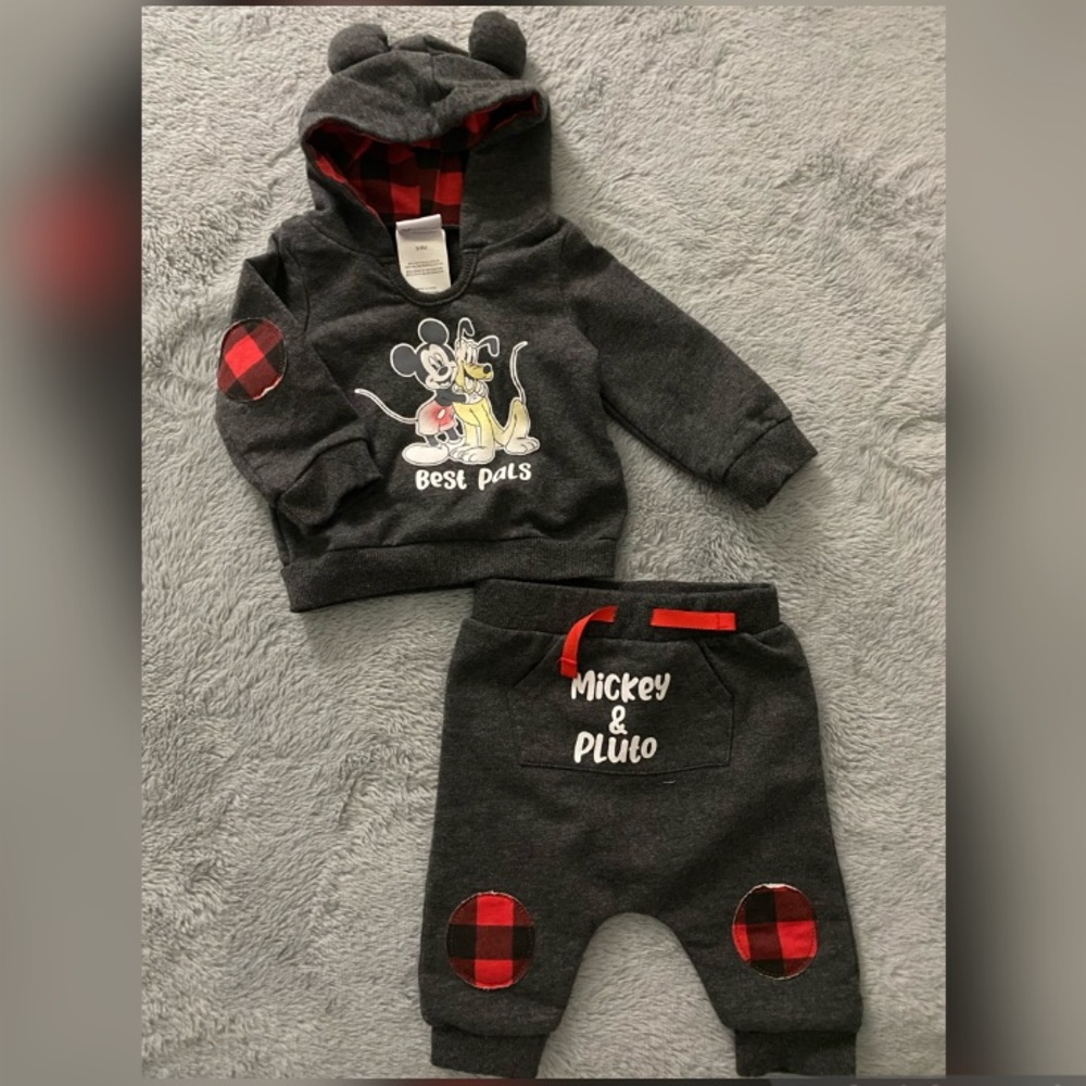 Disney Baby Boy Mickey 2-Piece Sweater Set - 3-6 Months